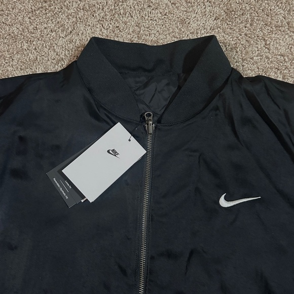 Nike Sportswear Women's Reversible Bomber Jacket Black XL - Picture 10 of 14